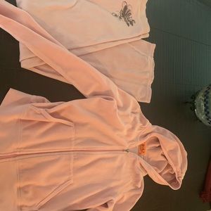 Juicy Couture velour sweats.